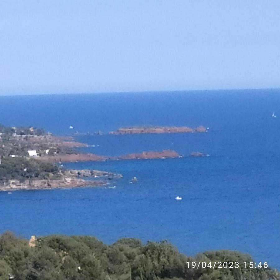 Studio 4P Vue Mer Calme Cap Esterel Saint-Raphaël 외부 사진
